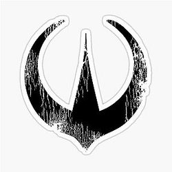 Andor Black Sticker