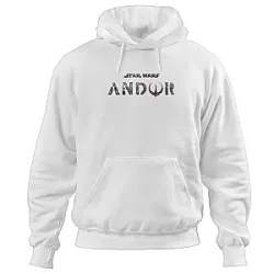 ruins text logo Andor Hoodies