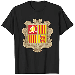 Andorra Coat of Arms LA 1505 Andor T-Shirts