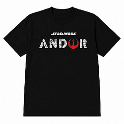 White Distress Logo Red Rebel Insignia LA 1905 Andor T-Shirts