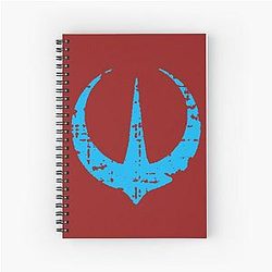 Andor Logo Blue Spiral Notebook