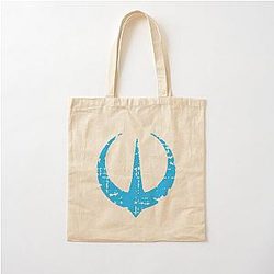 Andor Blue Cotton Tote Bag