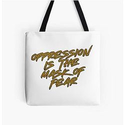 Oppression is the mask of fear Andor Quote All Print Tote Bag