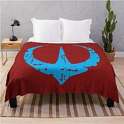 Andor Blue Throw Blanket