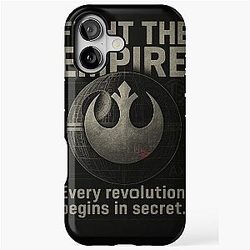 Fight the Empire – Star Wars Andor Inspired Rebel Blueprint Tee Case