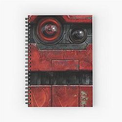 Bionic Woman - An Actual Person - Autonomous Droid Spiral Notebook