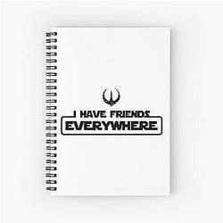 Andor - I Have Friends Everywhere Spiral Notebook