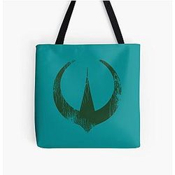 Andor Logo Green All Over Print Tote Bag