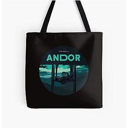 Tie Fighter Andor All Over Print Tote Bag