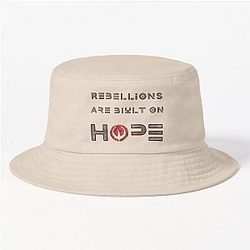 Rebellions Are Built on Hope Andor Star Wars Typographic Art Bucket Hat