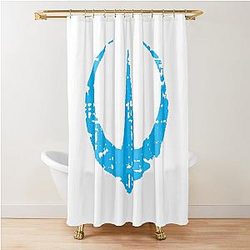 Andor Blue Shower Curtain