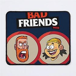 BAD FRIENDS PODCAST - BOBBY LEE AND ANDREW SANTINO Mouse Pad