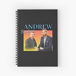 Andrew Santino Retro Spiral Notebook