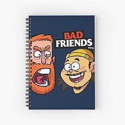 Bobby Lee and Andrew Santino Spiral Notebook