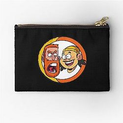 BAD FRIENDS PODCAST - BOBBY LEE AND ANDREW SANTINO Zipper Pouch