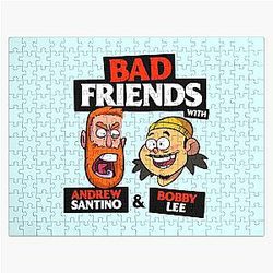 BAD FRIENDS PODCAST - BOBBY LEE ANDREW SANTINO Jigsaw Puzzle