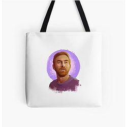 Andrew Santino Famous Standup Comedian Portraits All Over Print Tote Bag
