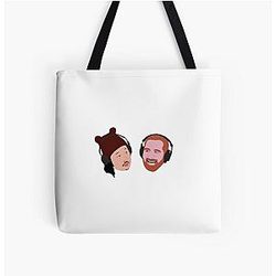 Bad Friends Podcast Bobby Lee Andrew Santino Tote Bag