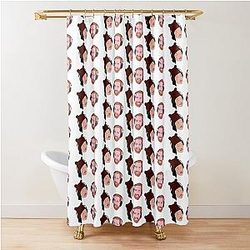 Bad Friends Podcast Bobby Lee and Andrew Santino Shower Curtain