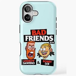 Bad Friends Podcast - Bobby Lee - Andrew Santino iPhone Tough Case