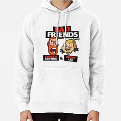 BAD FRIENDS PODCAST - BOBBY LEE and ANDREW SANTINO Pullover Hoodie