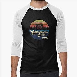 Bohemian Grove t shirts as seen on JRE Joe Rogan Experience Podcast Alex Jones Andrew Schulz Baseball Sleeve T-Shirt