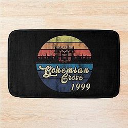 Bohemian Grove tshirts as seen on JRE Joe Rogan Experience Podcast Alex Jones Bath Mat