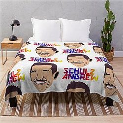 Andrew Schulz illustration Throw Blanket