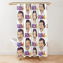 Andrew Schulz Illustration Shower Curtain