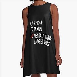 Mentally Dating Andrew Schulz A Line Dress