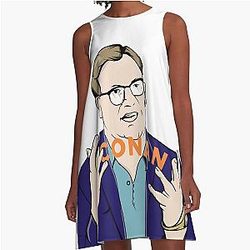 Andy Richter Cona A-Line Dress