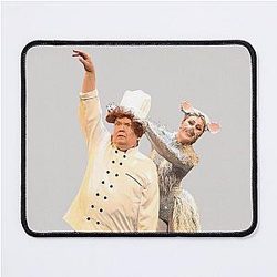Andy Richter and Emma Slater as Linguini and Remi DWTS Mousepad