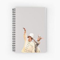 Andy Richter and Emma Slater as Linguini and Co-Star DWTS Spiral Notebook