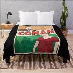 Conan Show Featuring Conan O'Brien Andy Richter Throw Blanket