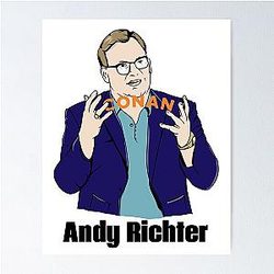 Andy Richter CONAN Poster