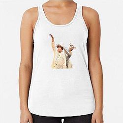 Andy Richter and Emma Slater as Linguini and Co Star DWTS Racerback Tank Top
