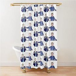 Conan and Andy Richter Shower Curtain
