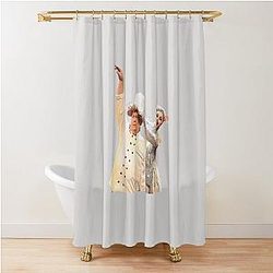 Andy Richter and Emma Slater as Linguini and Remi DWTS Shower Curtain