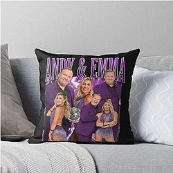 Andy Richter and Emma Slater Dancing with the Stars Throw Pillow