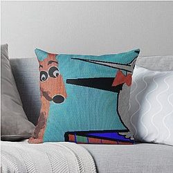 Conan O'Brien and Andy Richter Throw Pillow
