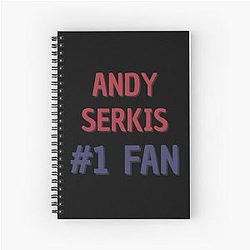 Andy Serkis Spiral Notebook