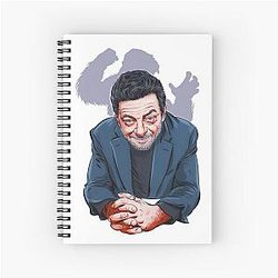 Andy Serkis - An illustration by Paul Cemmick Notebook