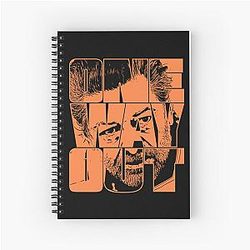 One Way Out - Kino Loy Andy Serkis TV show - Orange Spiral Notebook