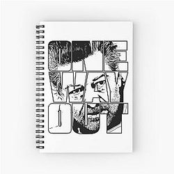 One Way Out - Kino Loy Andy Serkis TV show - Black Spiral Notebook