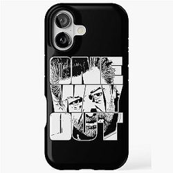 One Way Out Kino Loy Andy Serkis TV show Quote White Outline version iPhone Tough Case