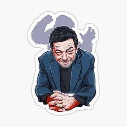 Andy Serkis - An illustration by Paul Cemmick sticker