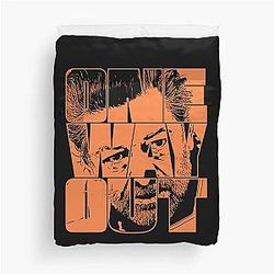 One Way Out - Kino Loy Andy Serkis TV show Quote Duvet Cover