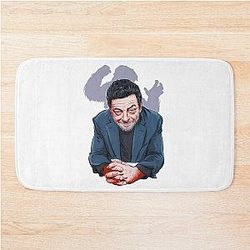 Andy Serkis - An illustration by Paul Cemmick Bath Mat