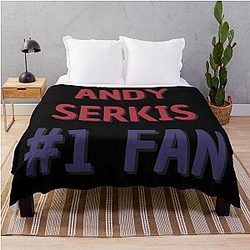 Andy Serkis Fan Throw Blanket