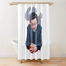 Andy Serkis -  An  Paul Cemmick Shower Curtain